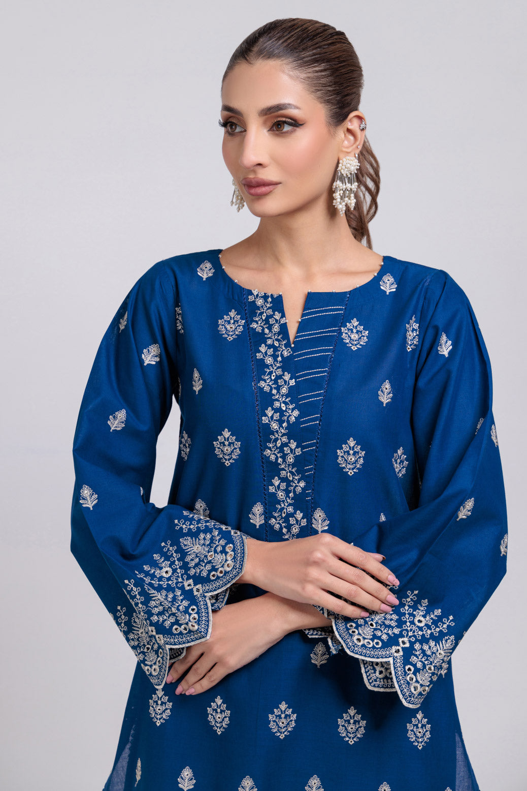 Bonanza Satrangi | Blue Cambric 2 Piece (PWS6242P05) 10 Blue