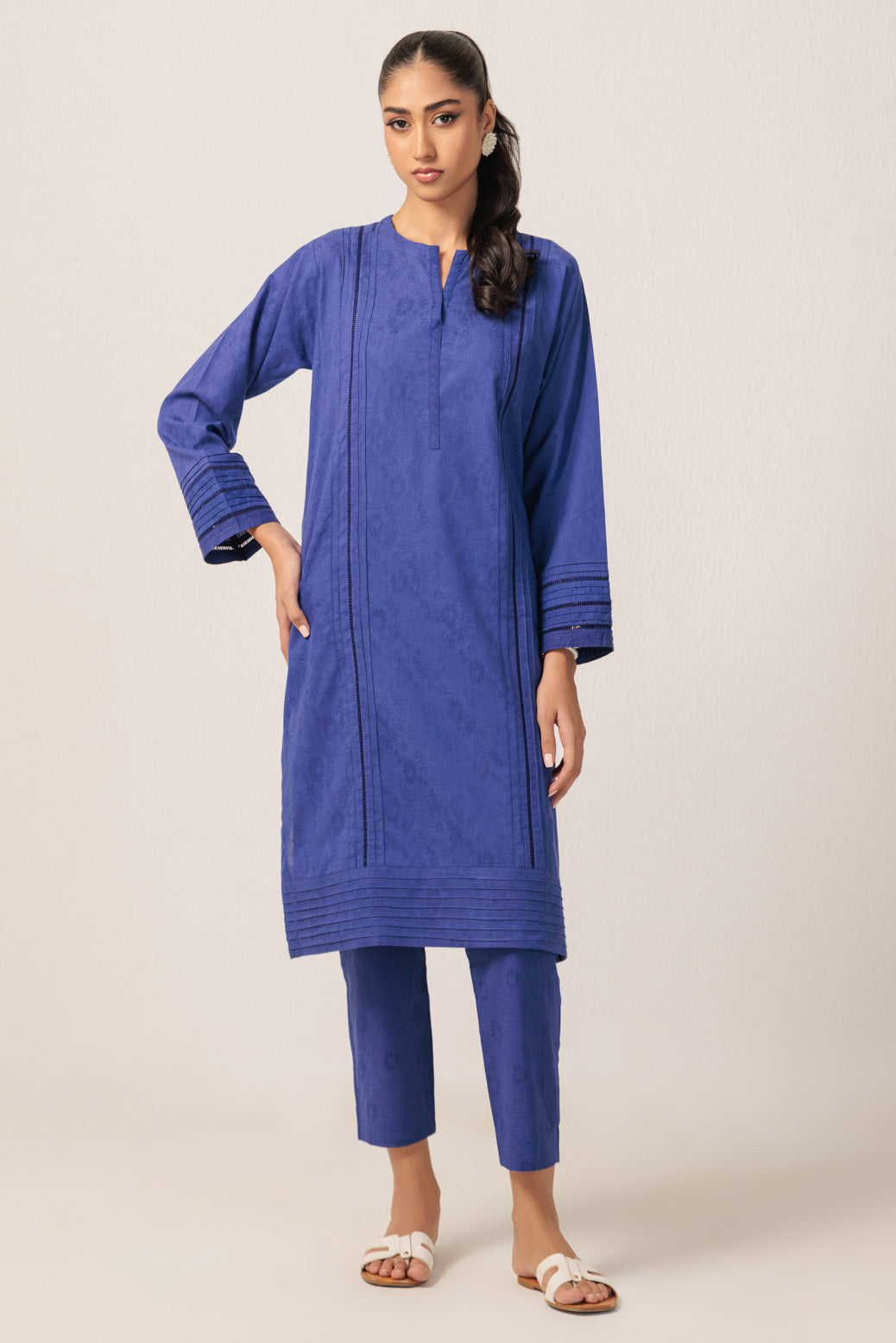 Bonanza Satrangi | Blue Cambric 2 Piece (PWS7242P03) 8 Blue