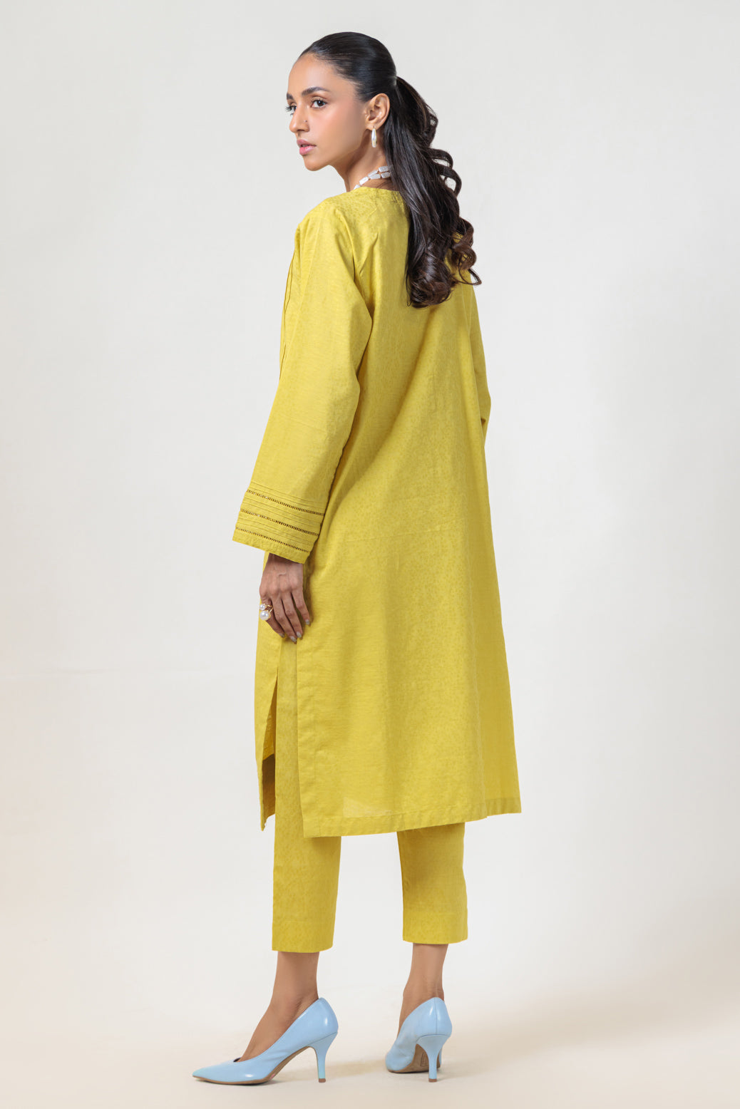 Bonanza Satrangi | Olive Jacquard 2 Piece (PWS7242P06) 16 Olive