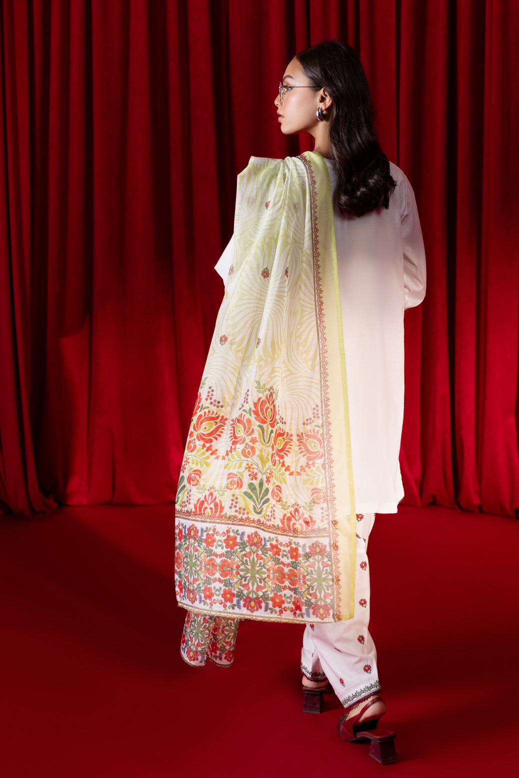 Bonanza Satrangi | White Cambric 3 Piece (PWS7243P04) 14 White