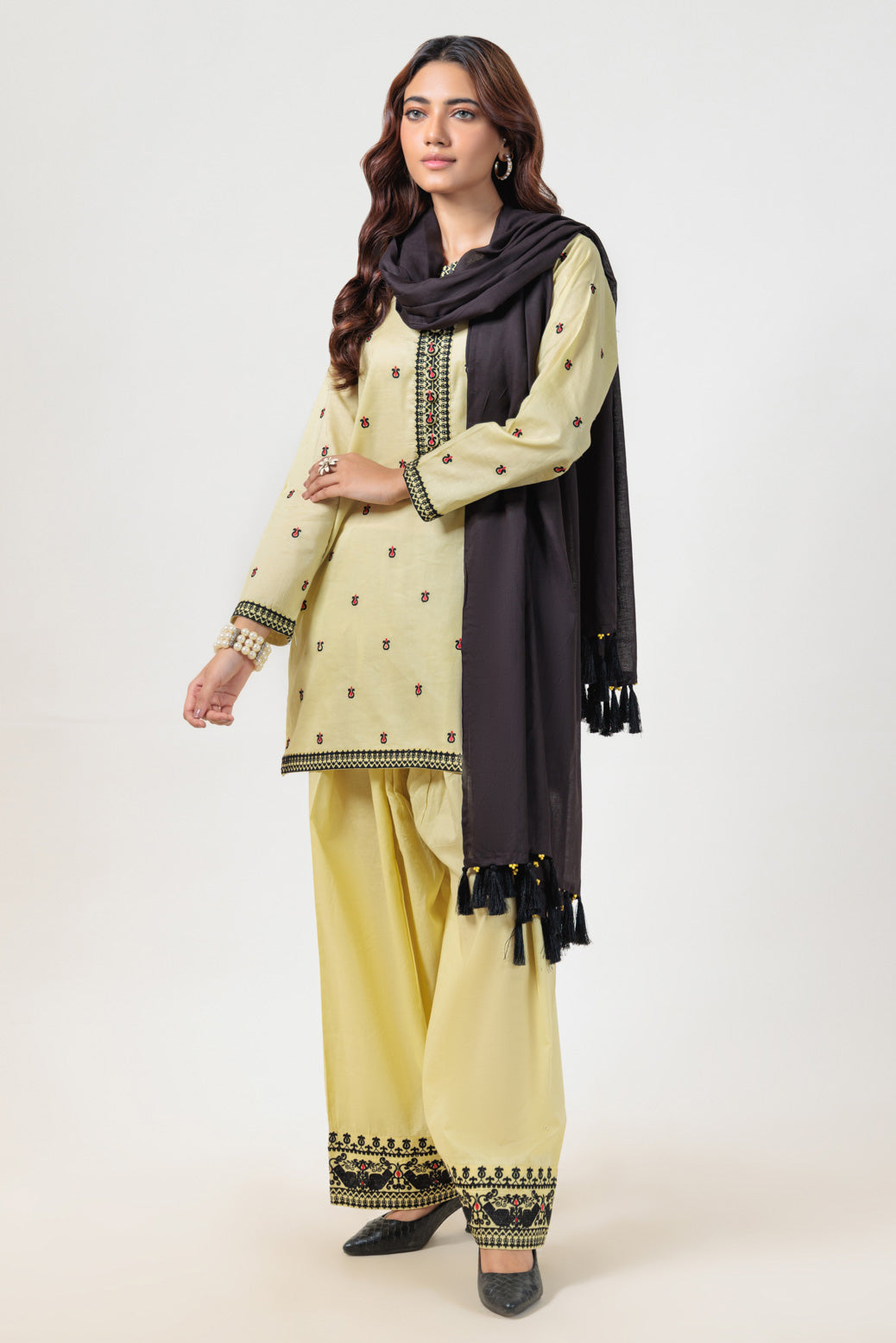 Bonanza Satrangi | Dhani Cambric 3 Piece (PWS7243P07) 14 Dhani