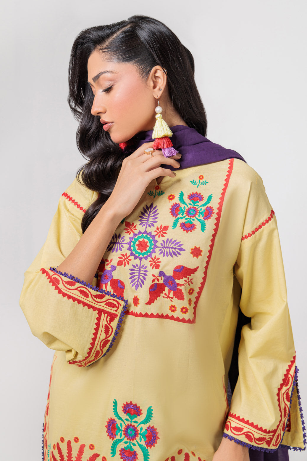 Bonanza Satrangi | Dhani Cambric 3 Piece (PWS7243P08) 14 Dhani