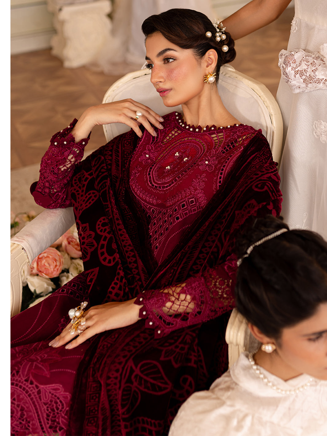 Parishay | Panache Winter | PN-01 - Pakistani Designer Dress - by Parishay | Type: Ladies Clothes - 100% Original at Saira Sultan