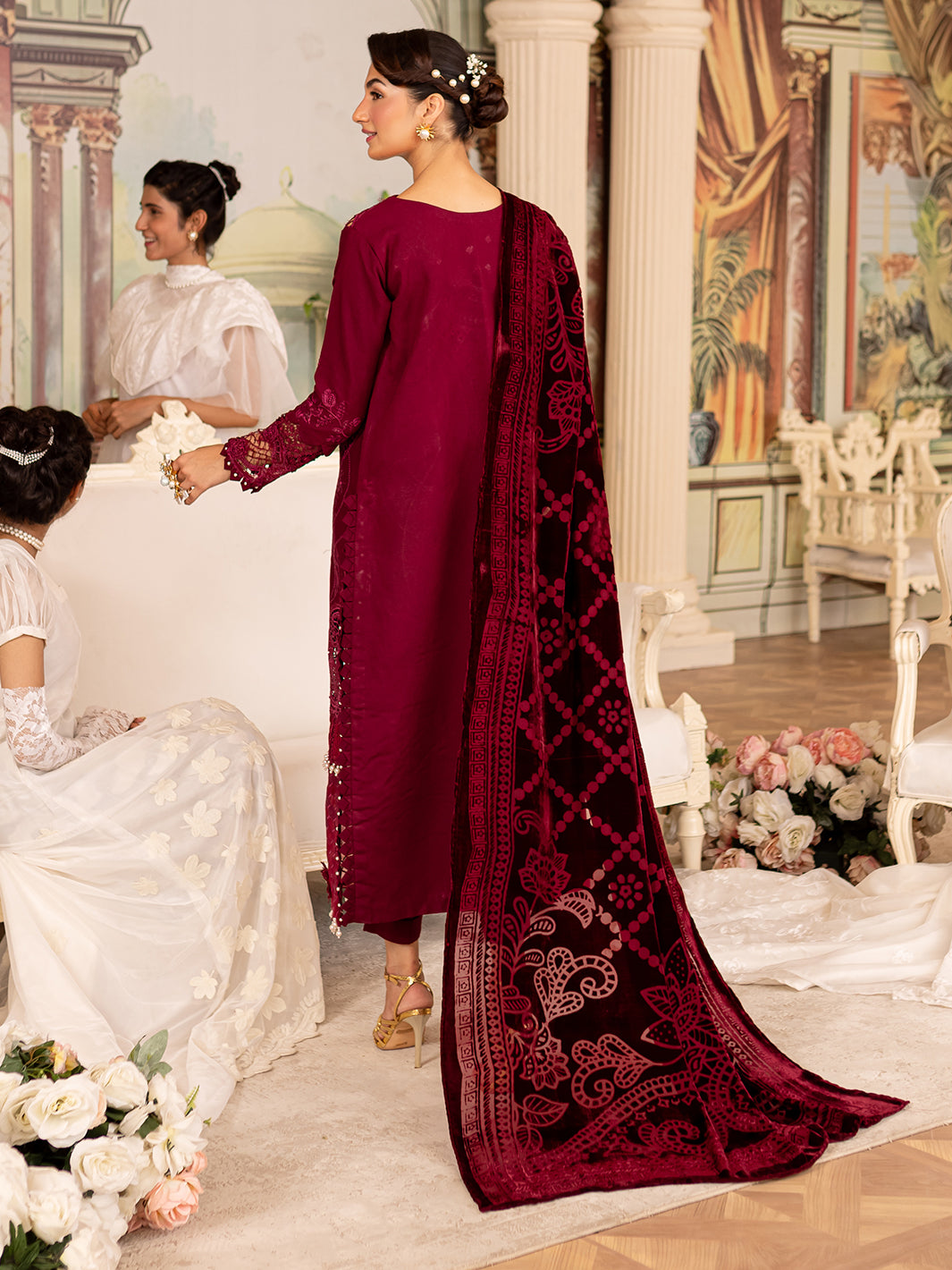 Parishay | Panache Winter | PN-01 - Pakistani Designer Dress - by Parishay | Type: Ladies Clothes - 100% Original at Saira Sultan