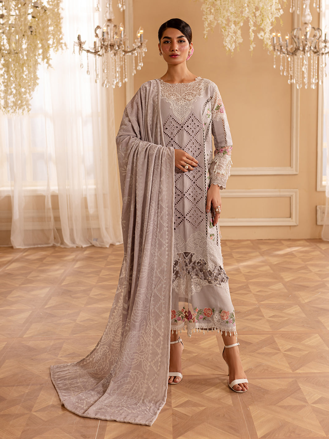 Parishay | Panache Winter | PN-05 - Pakistani Designer Dress - by Parishay | Type: Ladies Clothes - 100% Original at Saira Sultan
