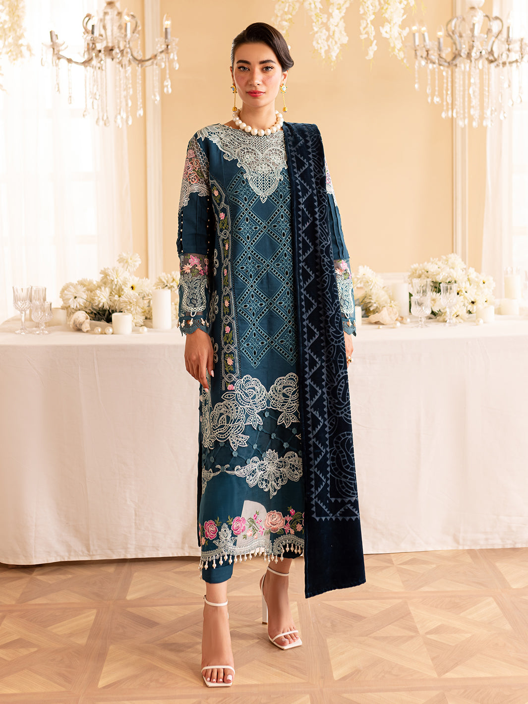Parishay | Panache Winter | PN-06 - Pakistani Designer Dress - by Parishay | Type: Ladies Clothes - 100% Original at Saira Sultan