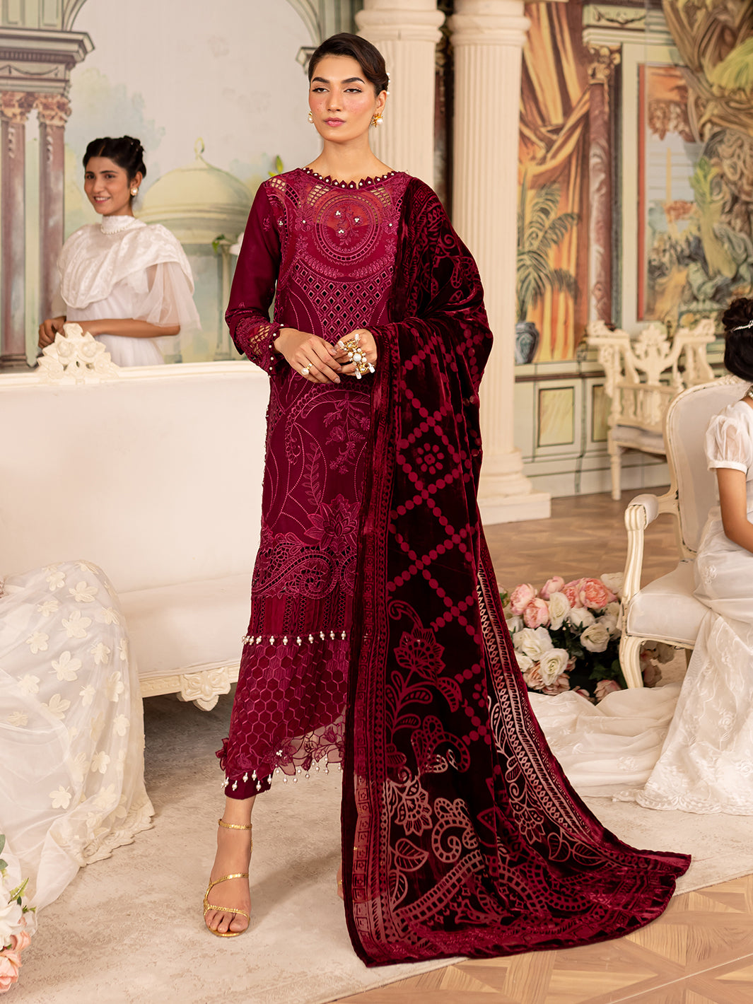 Parishay | Panache Winter | PN-01 - Pakistani Designer Dress - by Parishay | Type: Ladies Clothes - 100% Original at Saira Sultan