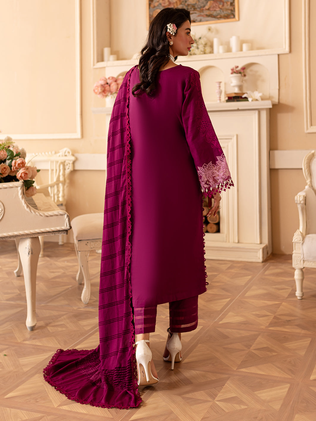 Parishay | Panache Winter | PN-07 - Pakistani Designer Dress - by Parishay | Type: Ladies Clothes - 100% Original at Saira Sultan