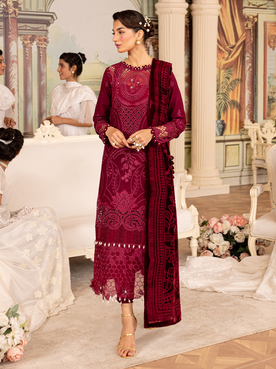 Parishay | Panache Winter | PN-01 - Pakistani Designer Dress - by Parishay | Type: Ladies Clothes - 100% Original at Saira Sultan