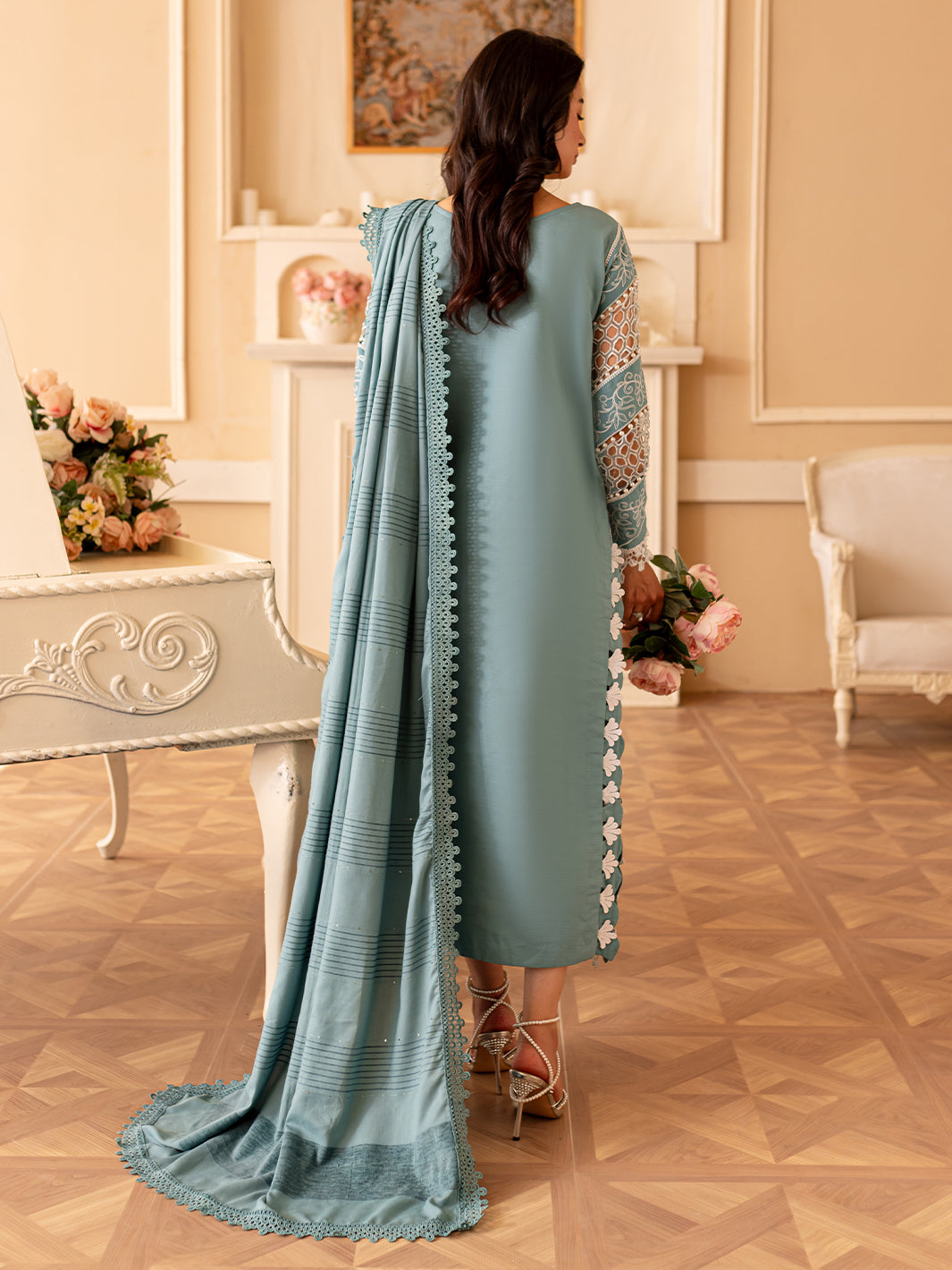 Parishay | Panache Winter | PN-10 - Pakistani Designer Dress - by Parishay | Type: Ladies Clothes - 100% Original at Saira Sultan