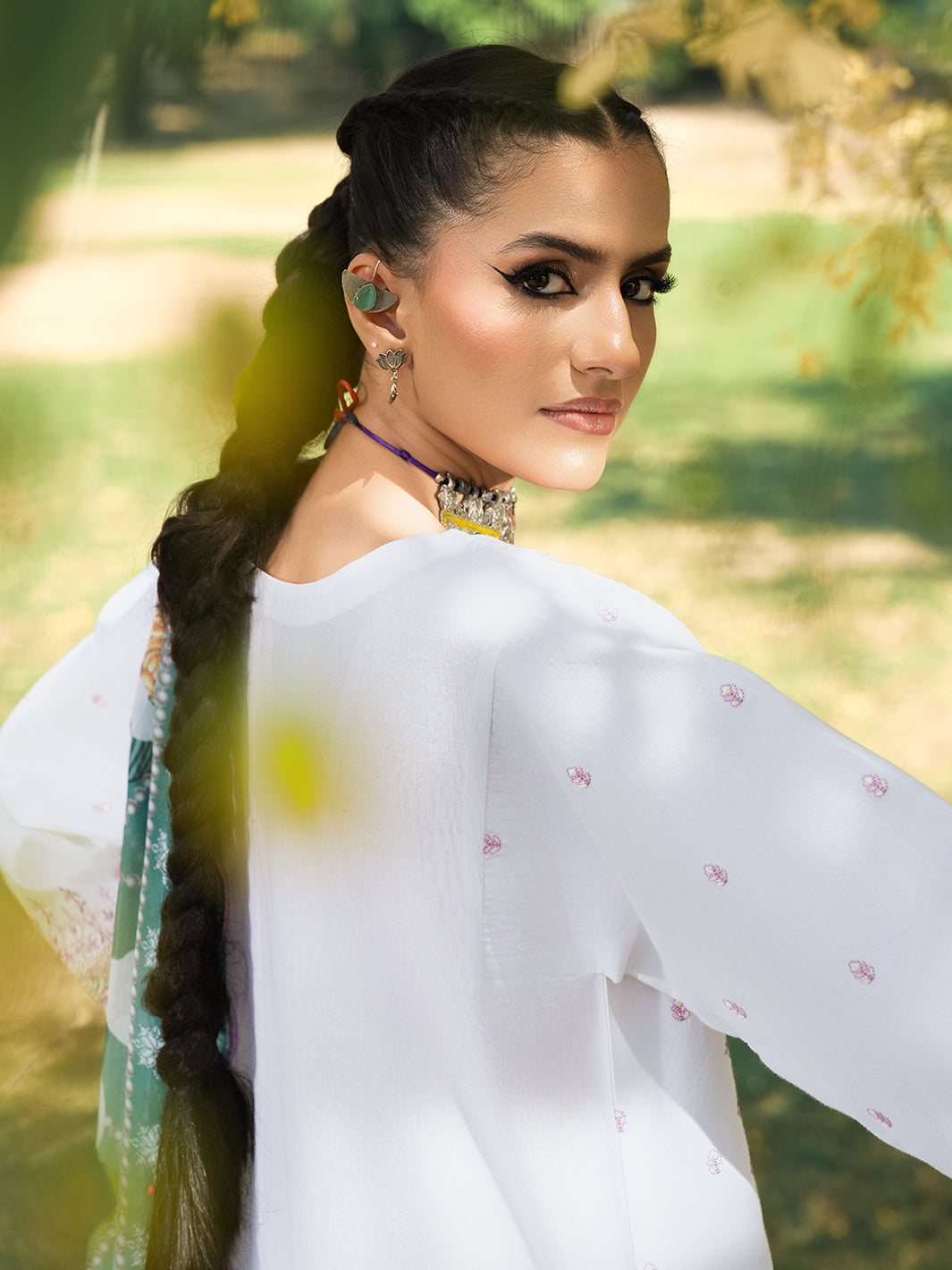 Hemstitch | The Garden Lawn | Pearl Petal - Pakistani Designer Dress - by Hemstitch - Type : Ladies Clothes - 100% Original at Saira Sultan