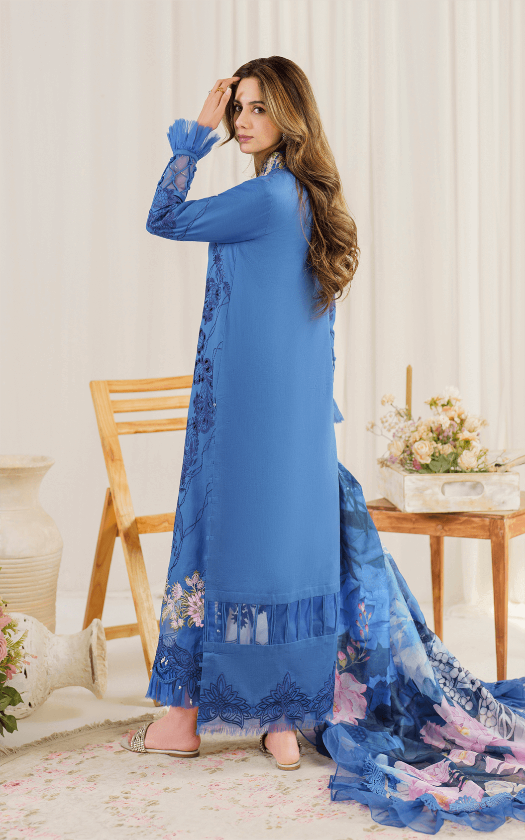 Asifa and Nabeel | Pretty in Pink Limited Edition | Peri Winkle (PP-4) - Pakistani Designer Dress - by Asifa and Nabeel | Type: Luxury - 100% Original at Saira Sultan