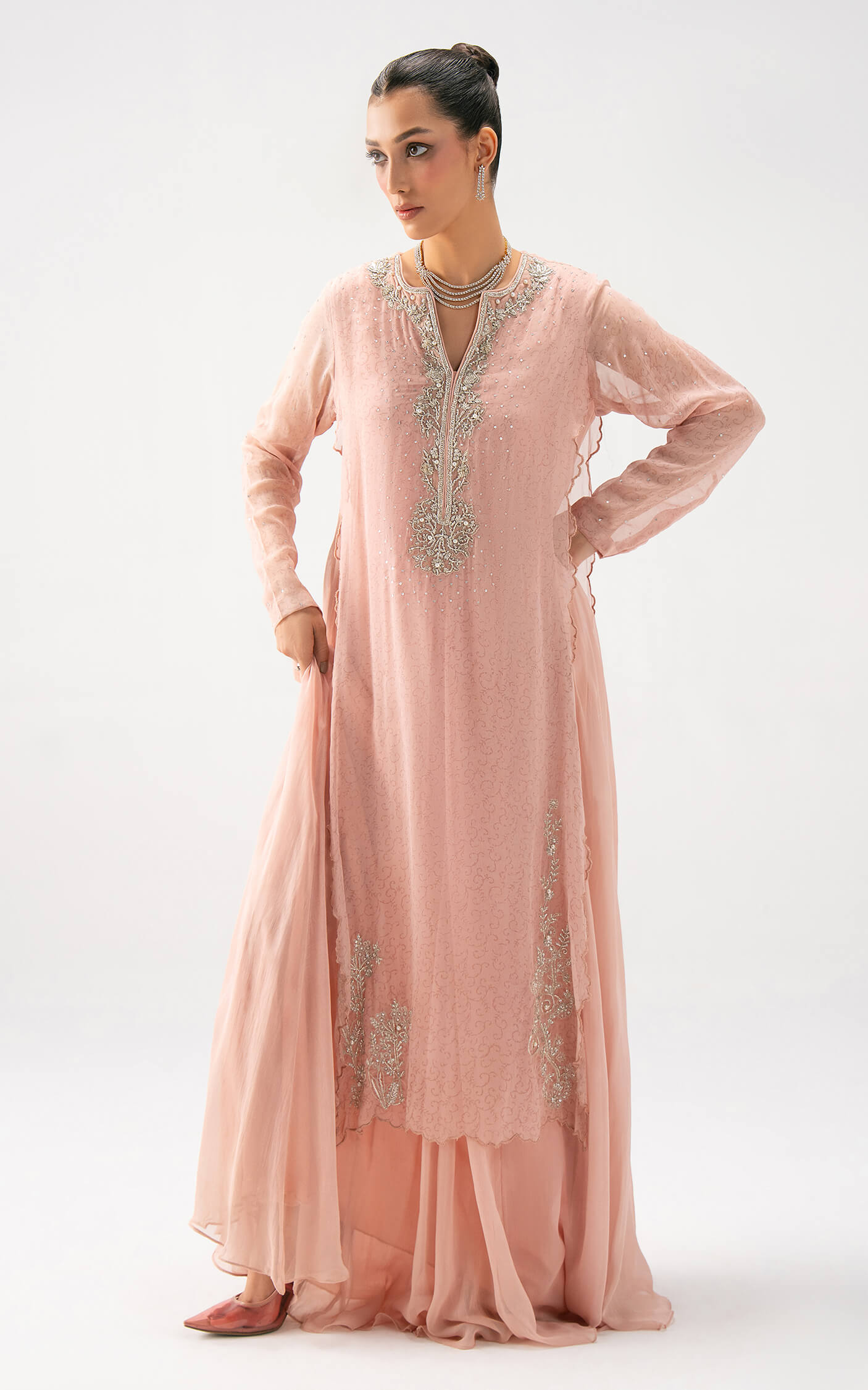 Asifa and Nabeel | Lyle Luxury Formals 25 | Petal Serenade - Pakistani Designer Dress - by Asifa and Nabeel - Type : Ladies Clothes - 100% Original at Saira Sultan
