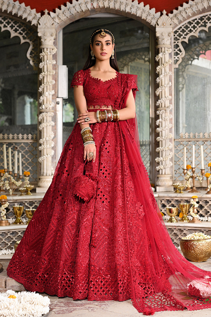 Qalamkar | Singhar Wedding Collection | RF-01 MUSKAAN - Pakistani Designer Dress - by Qalamkar | Type: Bridal - 100% Original at Saira Sultan