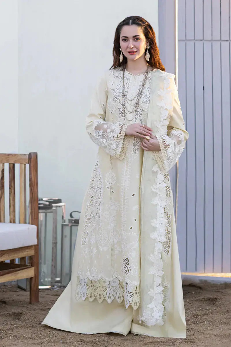 Qalamkar | Sahil Kinare Luxury Lawn | FP-01 JANA - Pakistani Designer Dress - by Qalamkar | Type: Luxury - 100% Original at Saira Sultan