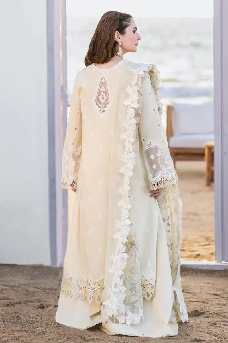 Qalamkar | Sahil Kinare Luxury Lawn | FP-01 JANA - Pakistani Designer Dress - by Qalamkar | Type: Luxury - 100% Original at Saira Sultan