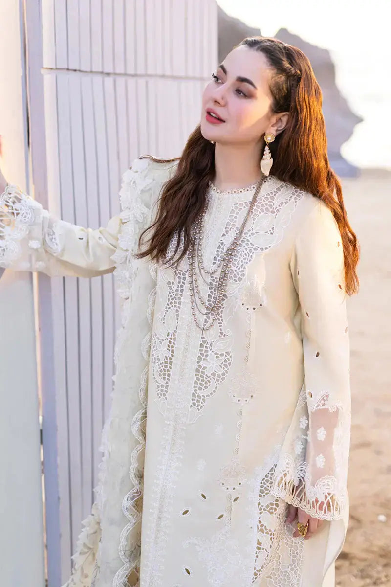Qalamkar | Sahil Kinare Luxury Lawn | FP-01 JANA - Pakistani Designer Dress - by Qalamkar | Type: Luxury - 100% Original at Saira Sultan
