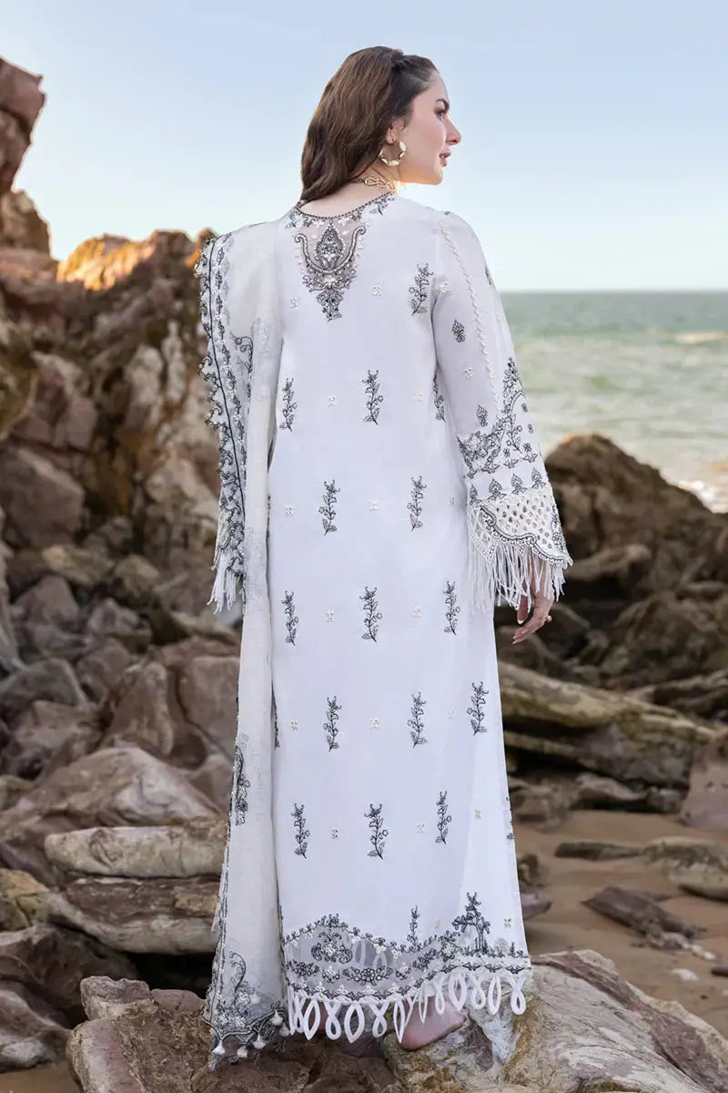 Qalamkar | Sahil Kinare Luxury Lawn | FP-02 FIZA - Pakistani Designer Dress - by Qalamkar | Type: Luxury - 100% Original at Saira Sultan