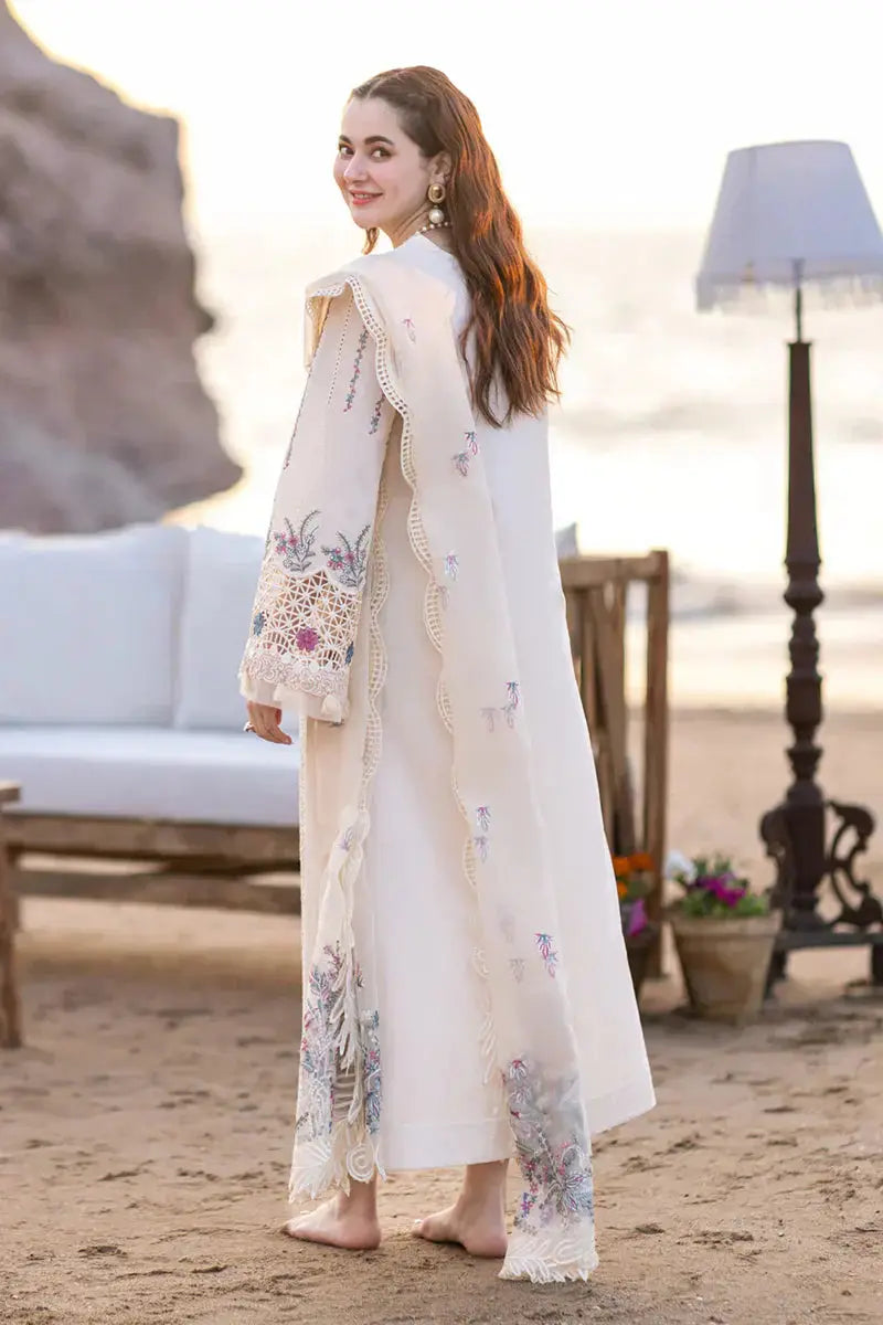 Qalamkar | Sahil Kinare Luxury Lawn | FP-09 SELIN - Pakistani Designer Dress - by Qalamkar | Type: Luxury - 100% Original at Saira Sultan