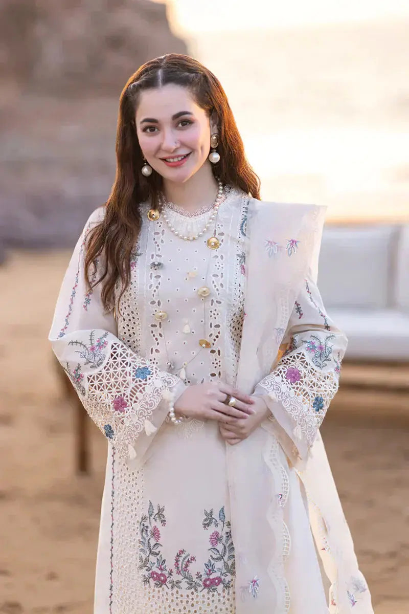 Qalamkar | Sahil Kinare Luxury Lawn | FP-09 SELIN - Pakistani Designer Dress - by Qalamkar | Type: Luxury - 100% Original at Saira Sultan