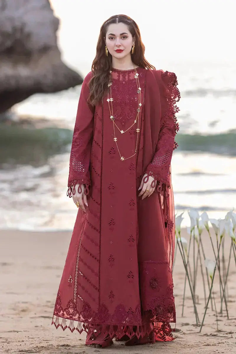 Qalamkar | Sahil Kinare Luxury Lawn | FP-07 AISHA - Pakistani Designer Dress - by Qalamkar | Type: Luxury - 100% Original at Saira Sultan