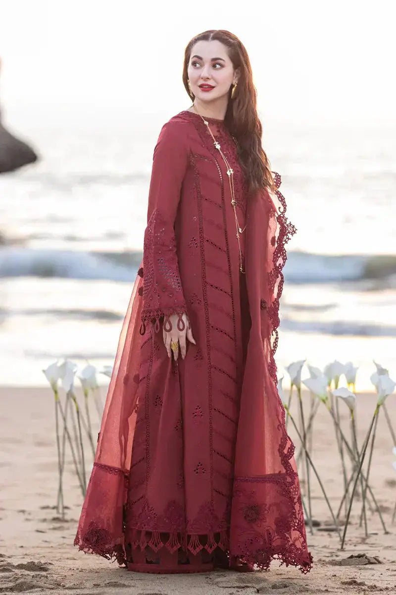Qalamkar | Sahil Kinare Luxury Lawn | FP-07 AISHA - Pakistani Designer Dress - by Qalamkar | Type: Luxury - 100% Original at Saira Sultan