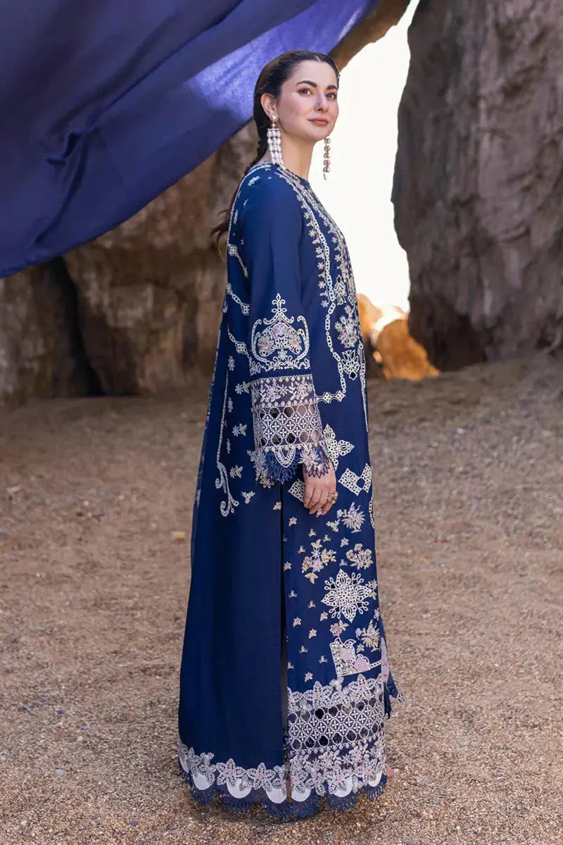 Qalamkar | Sahil Kinare Luxury Lawn | FP-06 MIRAY - Pakistani Designer Dress - by Qalamkar | Type: Luxury - 100% Original at Saira Sultan