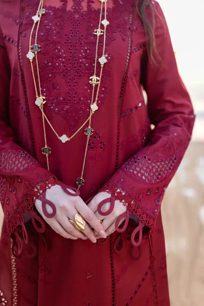 Qalamkar | Sahil Kinare Luxury Lawn | FP-07 AISHA - Pakistani Designer Dress - by Qalamkar | Type: Luxury - 100% Original at Saira Sultan