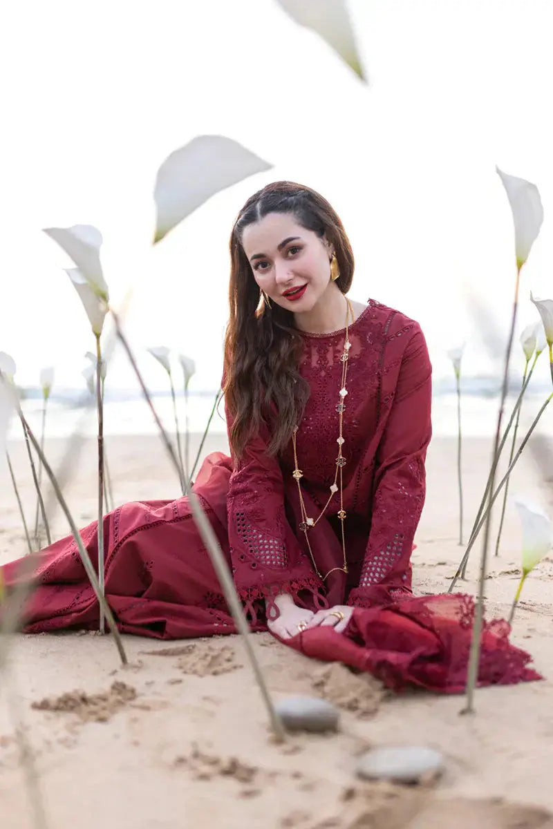 Qalamkar | Sahil Kinare Luxury Lawn | FP-07 AISHA - Pakistani Designer Dress - by Qalamkar | Type: Luxury - 100% Original at Saira Sultan