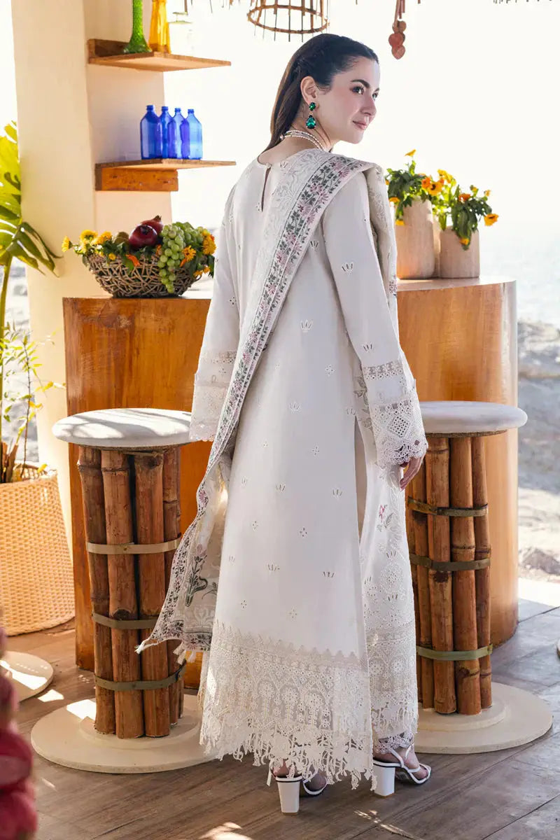 Qalamkar | Sahil Kinare Luxury Lawn | FP-12 MARWA - Pakistani Designer Dress - by Qalamkar | Type: Luxury - 100% Original at Saira Sultan