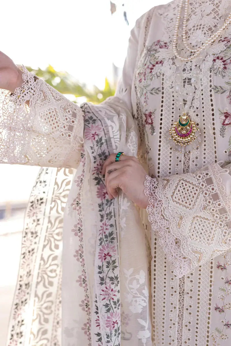 Qalamkar | Sahil Kinare Luxury Lawn | FP-12 MARWA - Pakistani Designer Dress - by Qalamkar | Type: Luxury - 100% Original at Saira Sultan