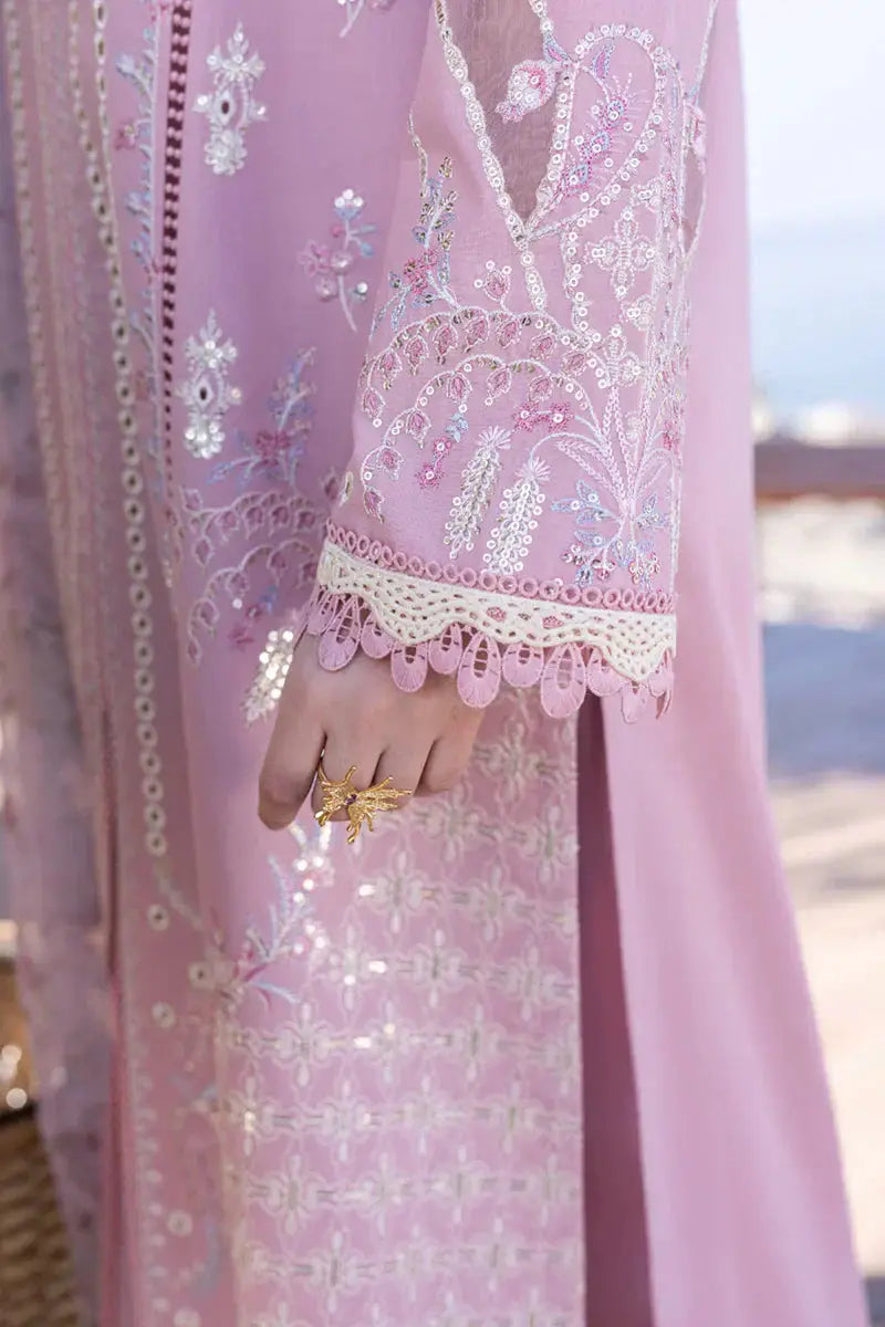 Qalamkar | Sahil Kinare Luxury Lawn | FP-10 LINA - Pakistani Designer Dress - by Qalamkar | Type: Luxury - 100% Original at Saira Sultan