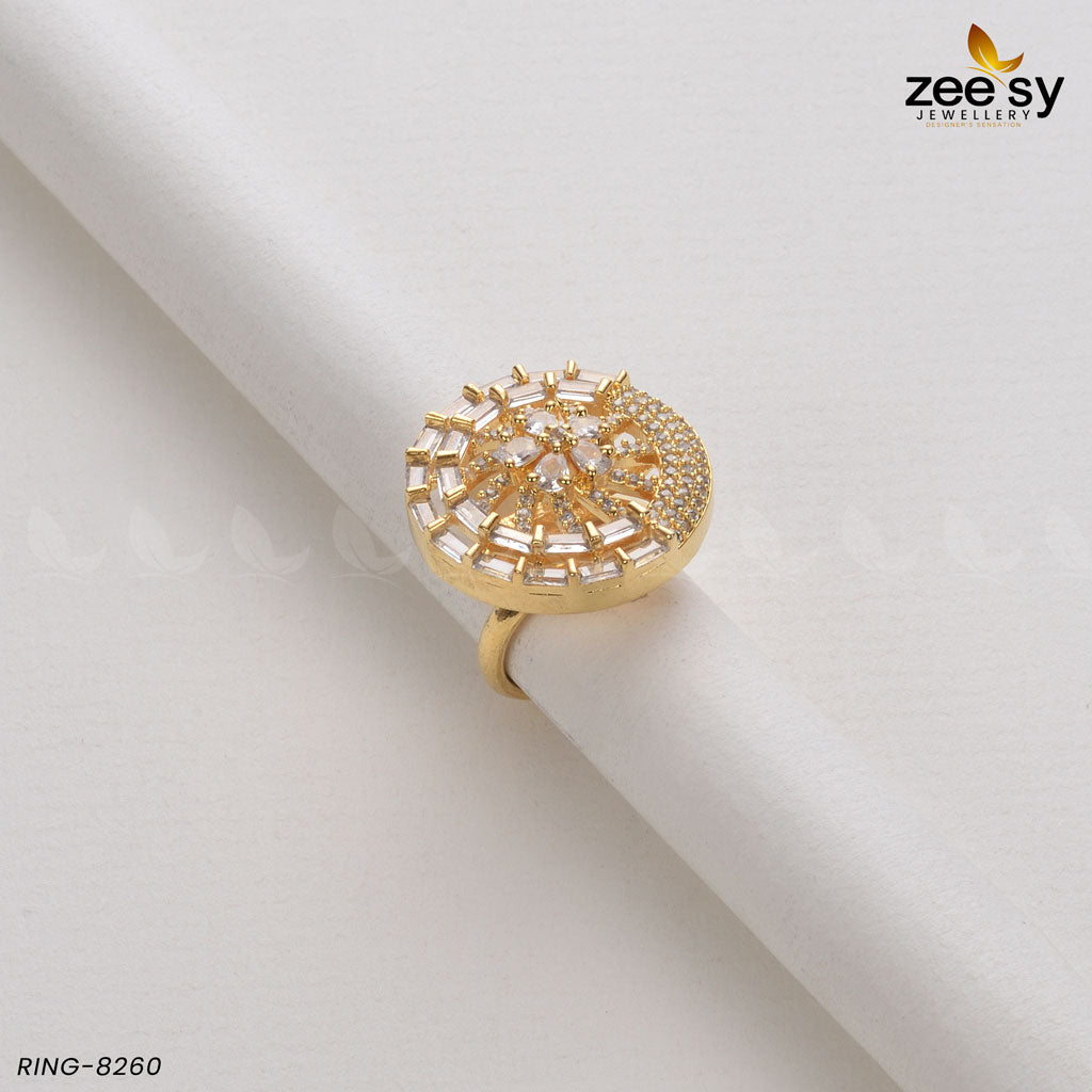 Ring-8260 Golden White