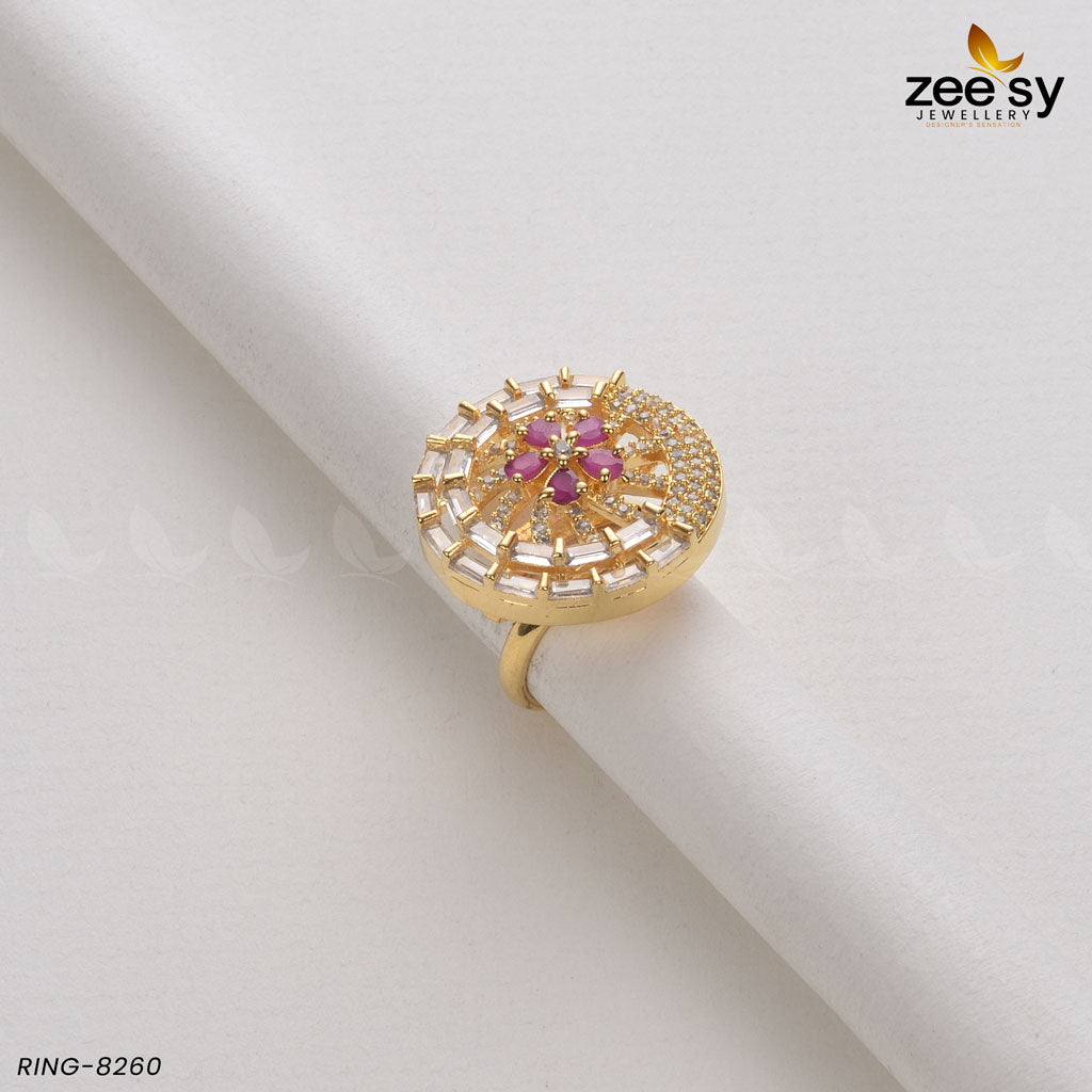 Ring-8260 Golden Red