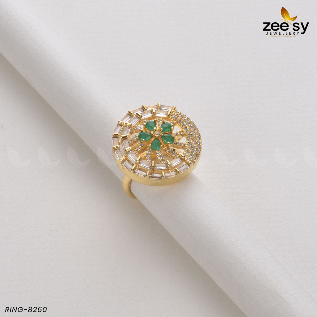 Ring-8260 Golden Green