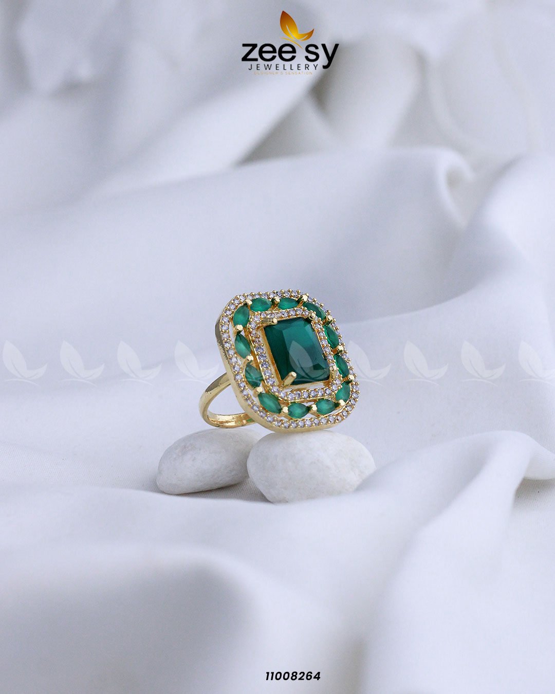 Ring-8277 Golden Green