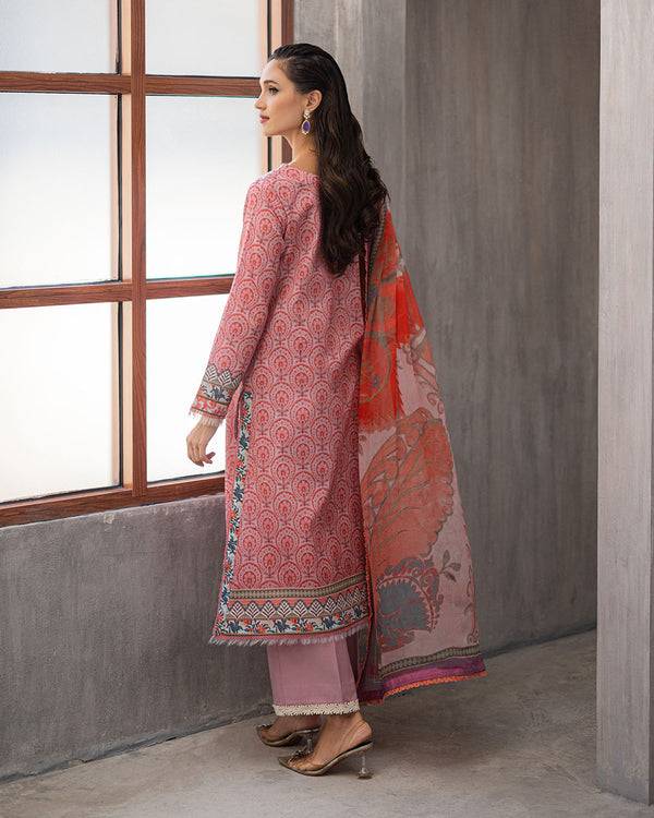 Roheenaz | Azalea Printed Lawn 24 | Sunset Serenade - Pakistani Designer Dress - by Roheenaz | Type: Luxury - 100% Original at Saira Sultan