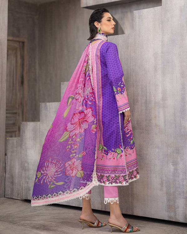 Roheenaz | Azalea Printed Lawn 24 | Luxe Bloom - Pakistani Designer Dress - by Roheenaz | Type: Luxury - 100% Original at Saira Sultan
