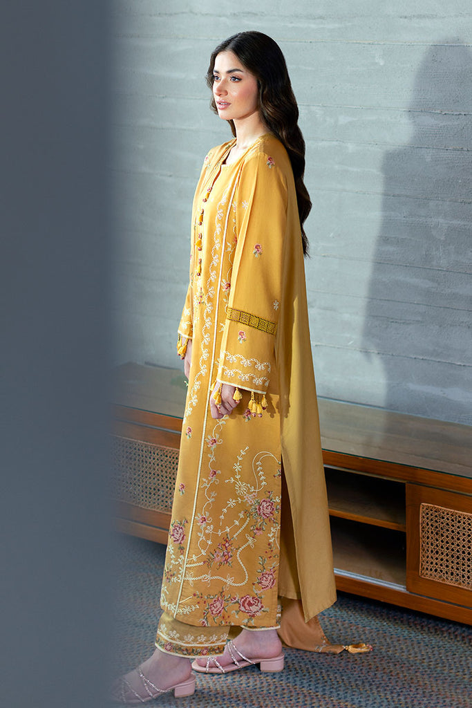 Cross Stitch | Cotton Satin 25 | ROSETTE BLISS- - Pakistani Designer Dress - by Cross Stitch - Type : Ladies Clothes - 100% Original at Saira Sultan