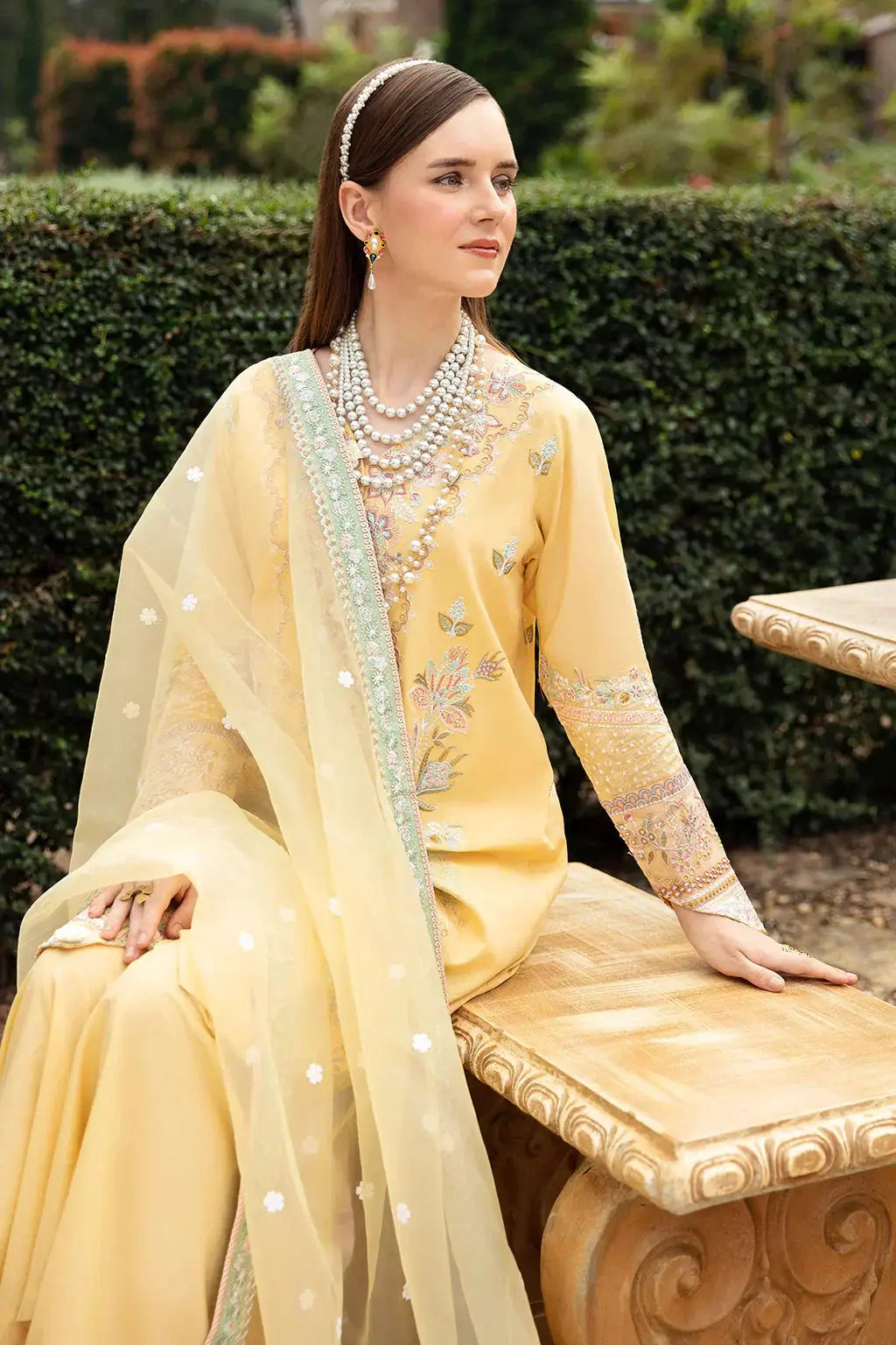Ramsha | Andaz Collection | MELLOW YELLOW - Pakistani Designer Dress - by Ramsha | Type: Luxury - 100% Original at Saira Sultan