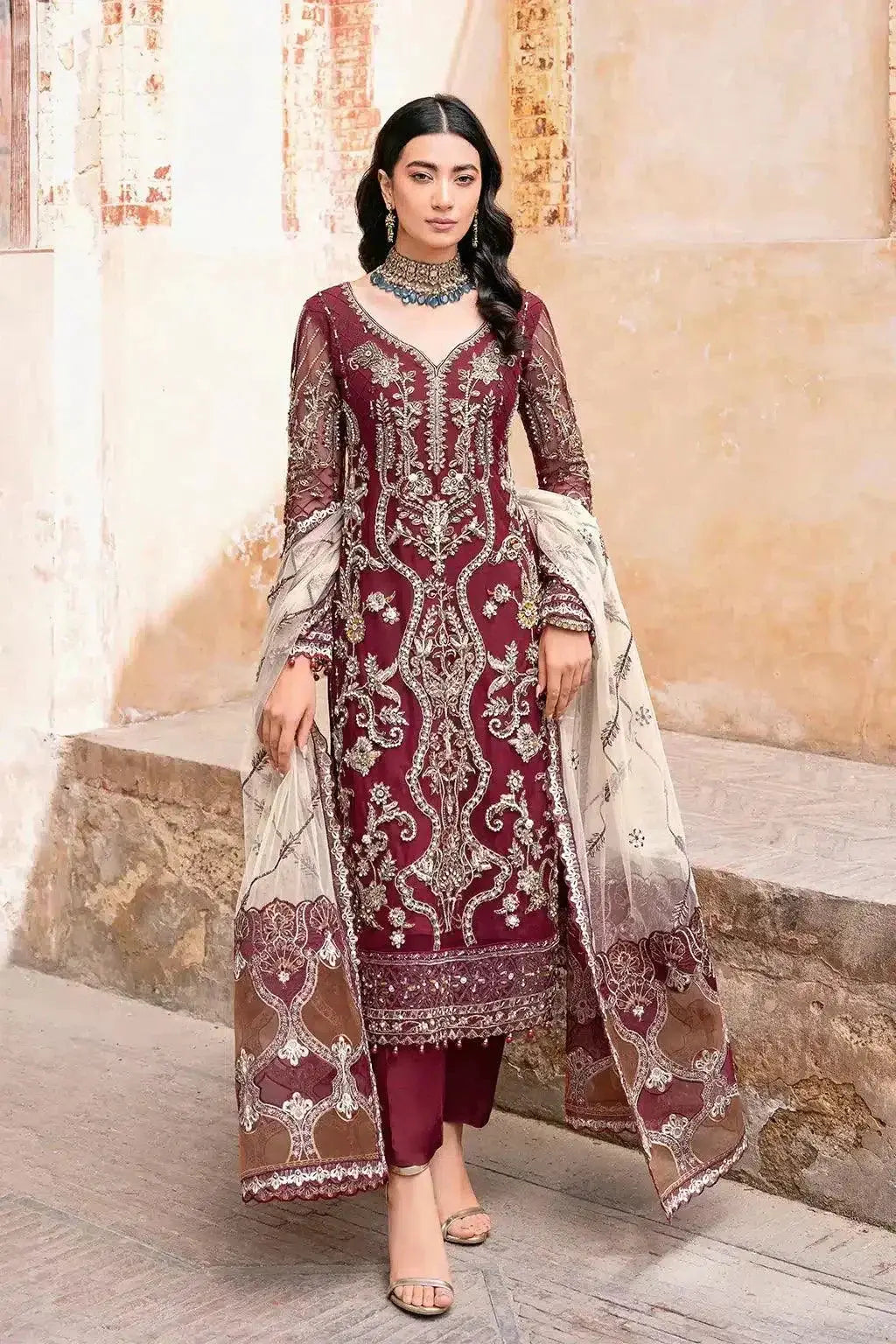 Ramsha | Luxury Wedding Collection 23 | H-203 - Pakistani Designer Dress - by Ramsha | Type: Bridal - 100% Original at Saira Sultan
