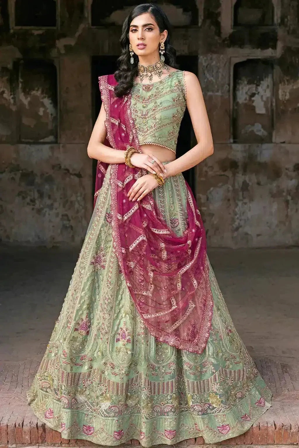 Ramsha | Luxury Wedding Collection 23 | H-206 - Pakistani Designer Dress - by Ramsha | Type: Bridal - 100% Original at Saira Sultan