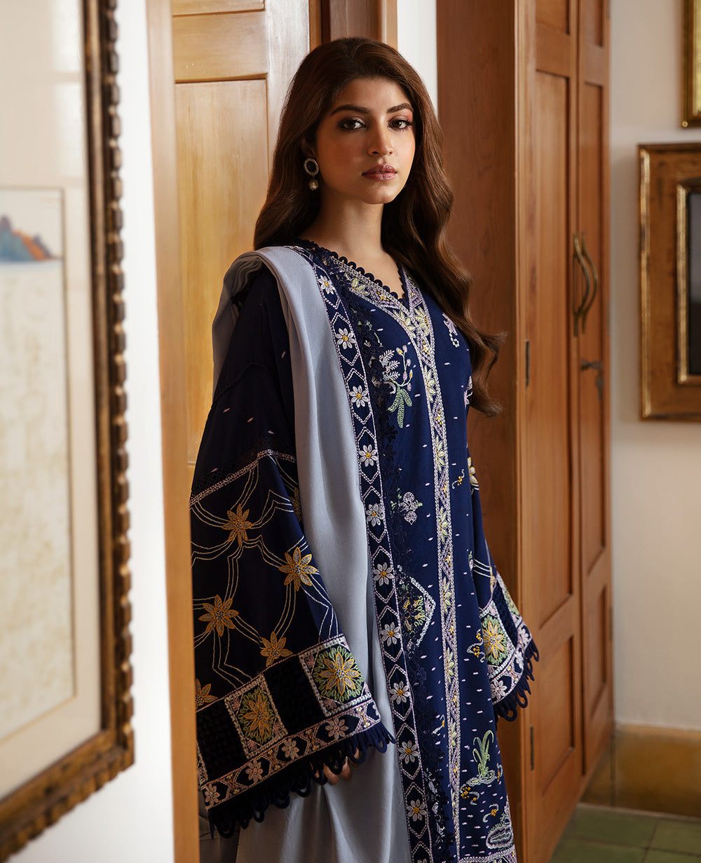 Republic Womenswear | Rosalee Winter 24 | D1 (Zira) XL Navy Karandi