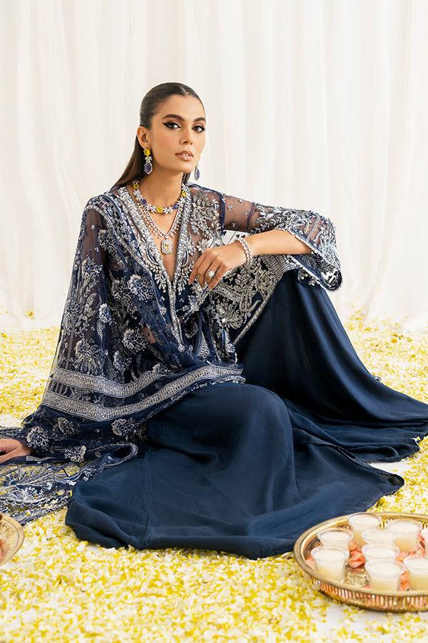 Saffron | Reveur Luxury Festive | SF-07 Marina - Pakistani Designer Dress - by Saffron | Type: Formal - 100% Original at Saira Sultan