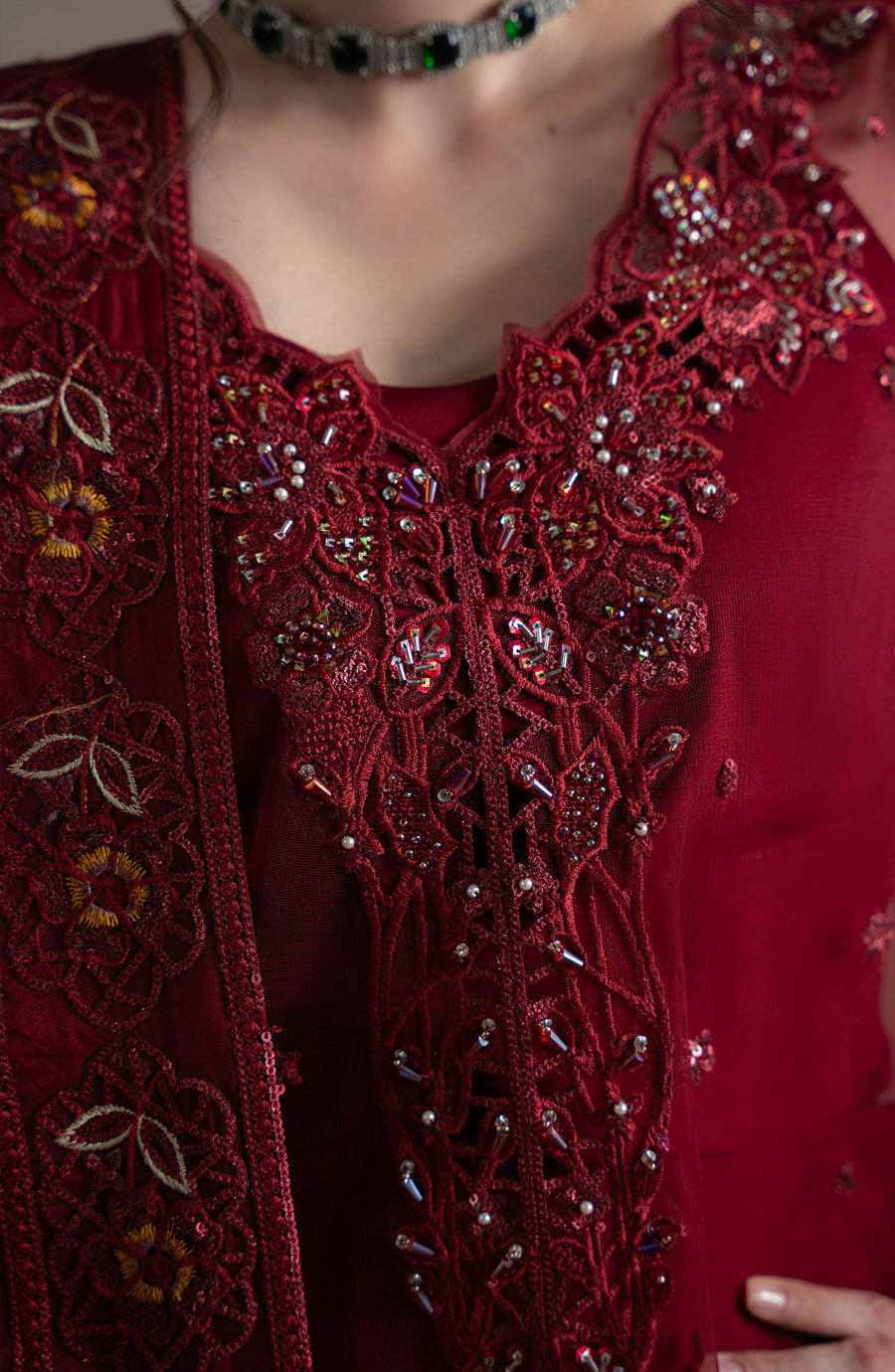 Fabiha Fatima | Elvin Pret Wear | RUBEIA - Pakistani Designer Dress - by Fabiha Fatima - Type : Ladies Clothes - 100% Original at Saira Sultan