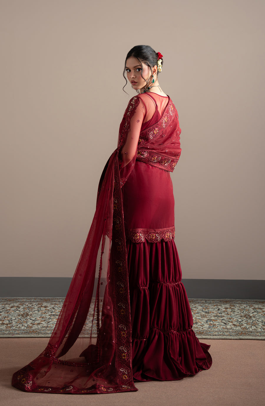 Fabiha Fatima | Elvin Pret Wear | RUBEIA - Pakistani Designer Dress - by Fabiha Fatima - Type : Ladies Clothes - 100% Original at Saira Sultan