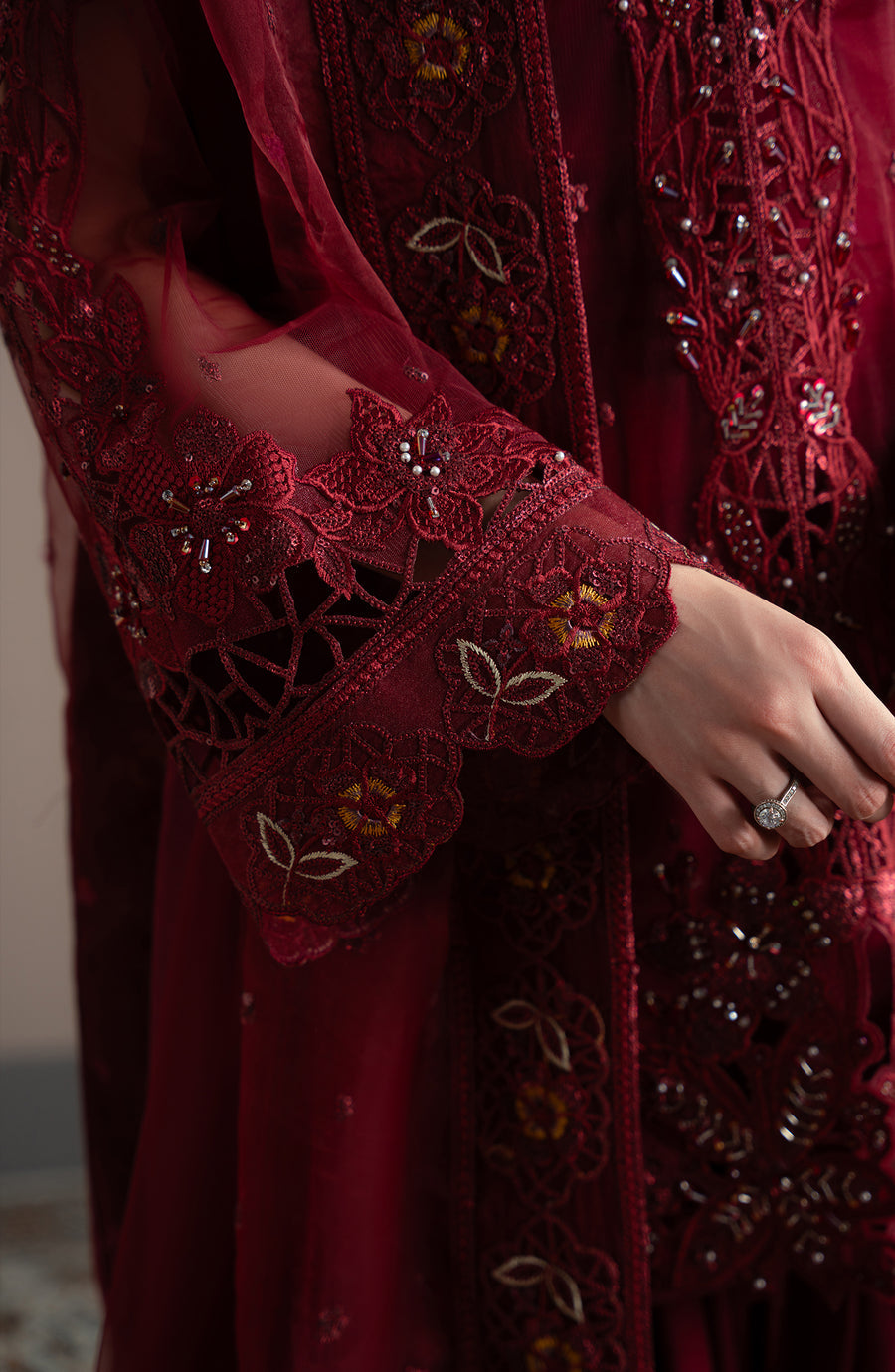 Fabiha Fatima | Elvin Pret Wear | RUBEIA - Pakistani Designer Dress - by Fabiha Fatima - Type : Ladies Clothes - 100% Original at Saira Sultan