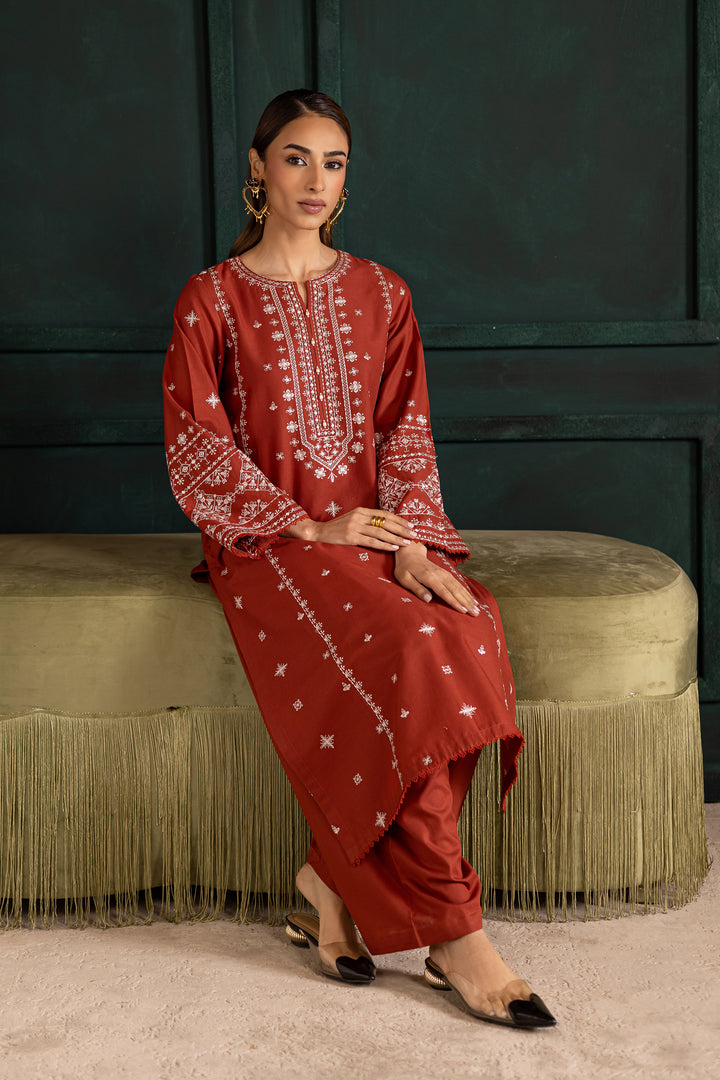 Batik | Winter 25 | Rusty Dusty by Batik - Designer Dress - Type : Ladies Clothes - Available at Saira Sultan - 100% Original