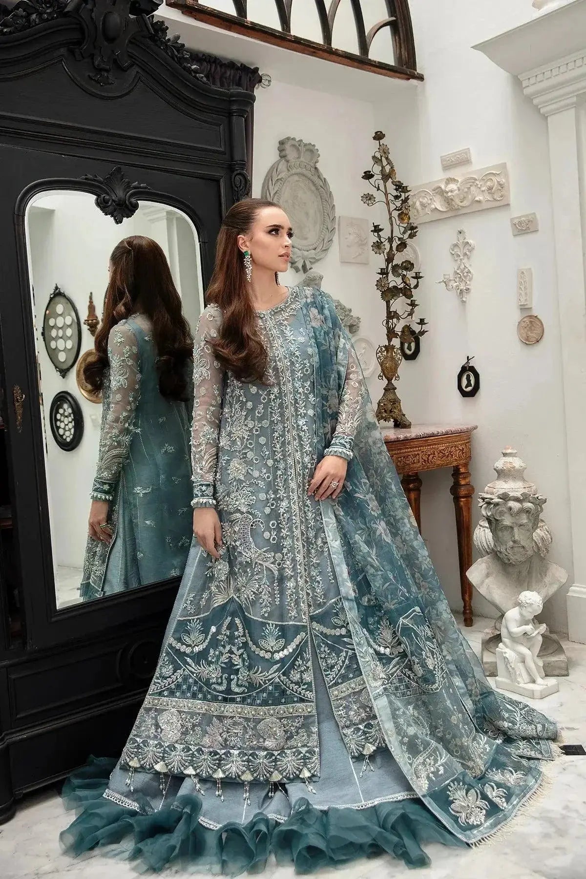 AJR Couture | Alif Luxury Wedding Formals 23 | Ambrosia - Pakistani Designer Dress - by AJR Couture | Type: Bridal - 100% Original at Saira Sultan