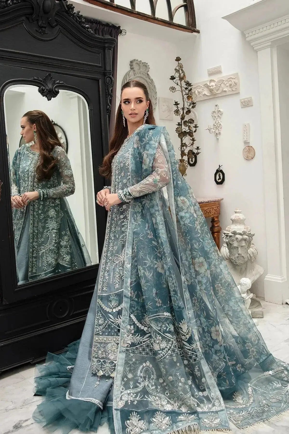 AJR Couture | Alif Luxury Wedding Formals 23 | Ambrosia - Pakistani Designer Dress - by AJR Couture | Type: Bridal - 100% Original at Saira Sultan